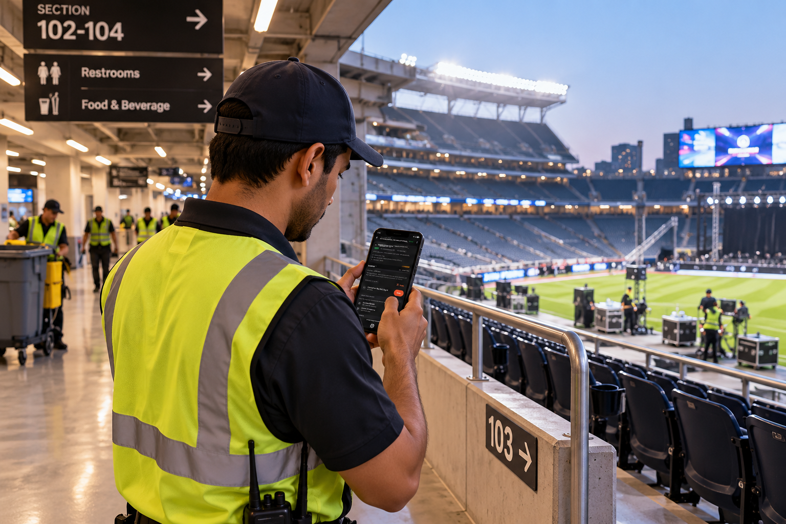 Stadiums & Venues — operations in the field